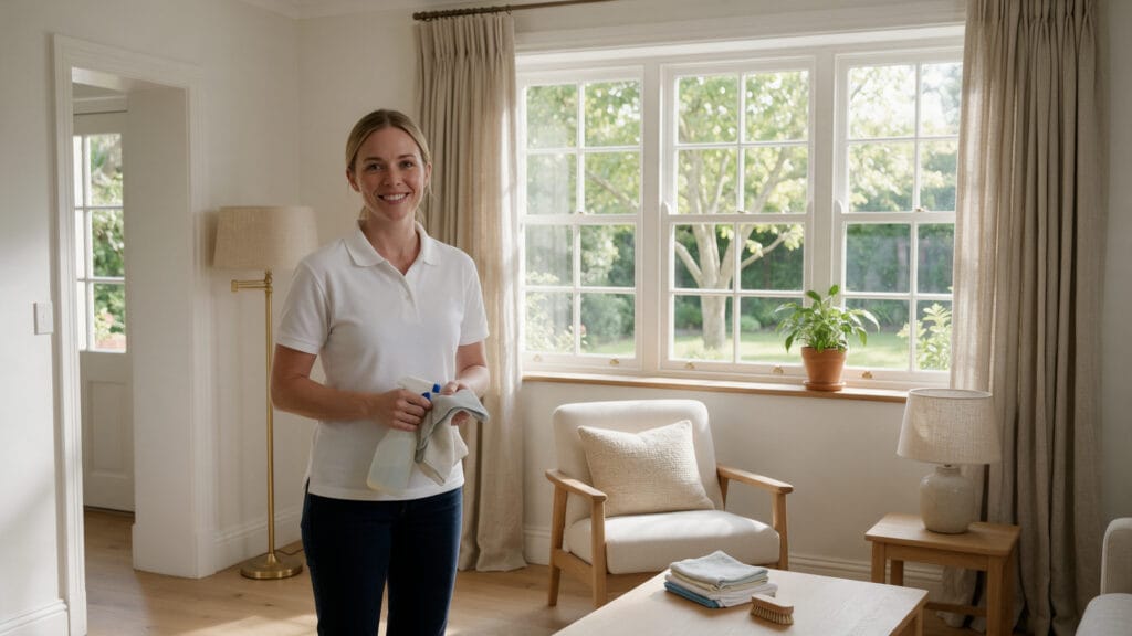 Professional BR Cleaning team providing comprehensive commercial and residential cleaning services